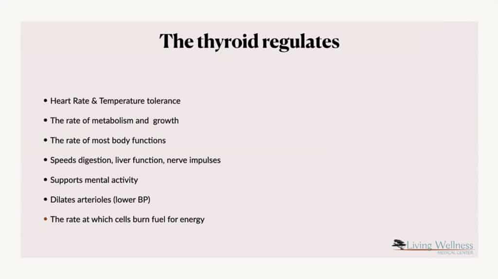 Thyroid regulating functions