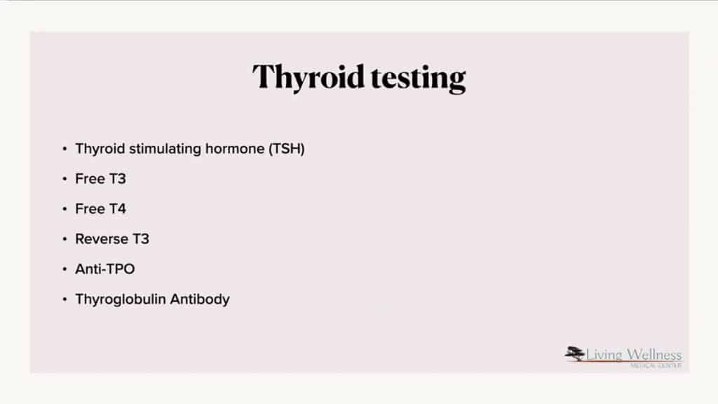 Thyroid testing