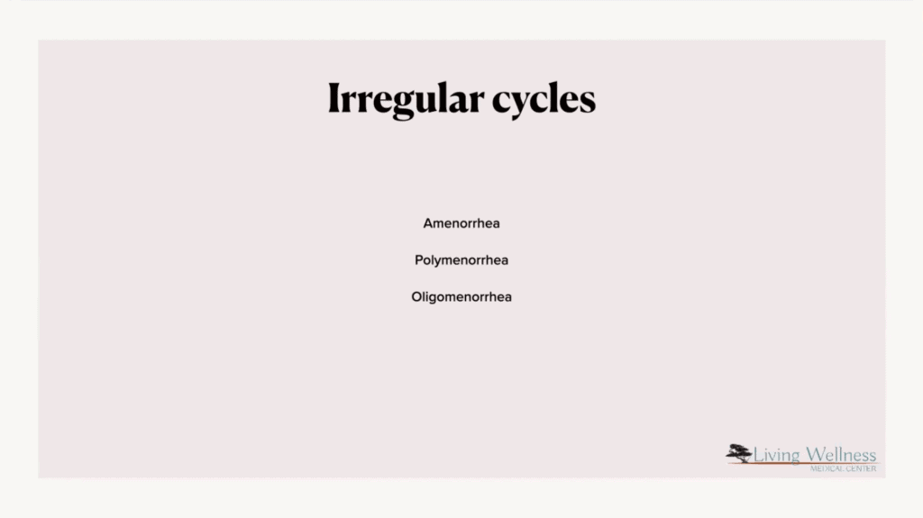 Irregular cycles