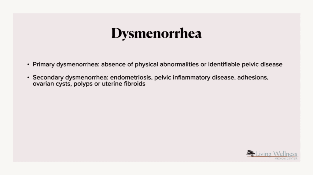 dysmenorrhea defined
